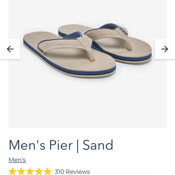 Hari Mari Size 11 Men's Pier Flip Flops Sand